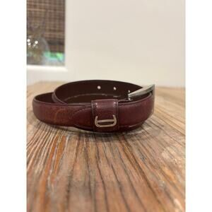 Entienne Aigner Vintage Brown Leather Size Small